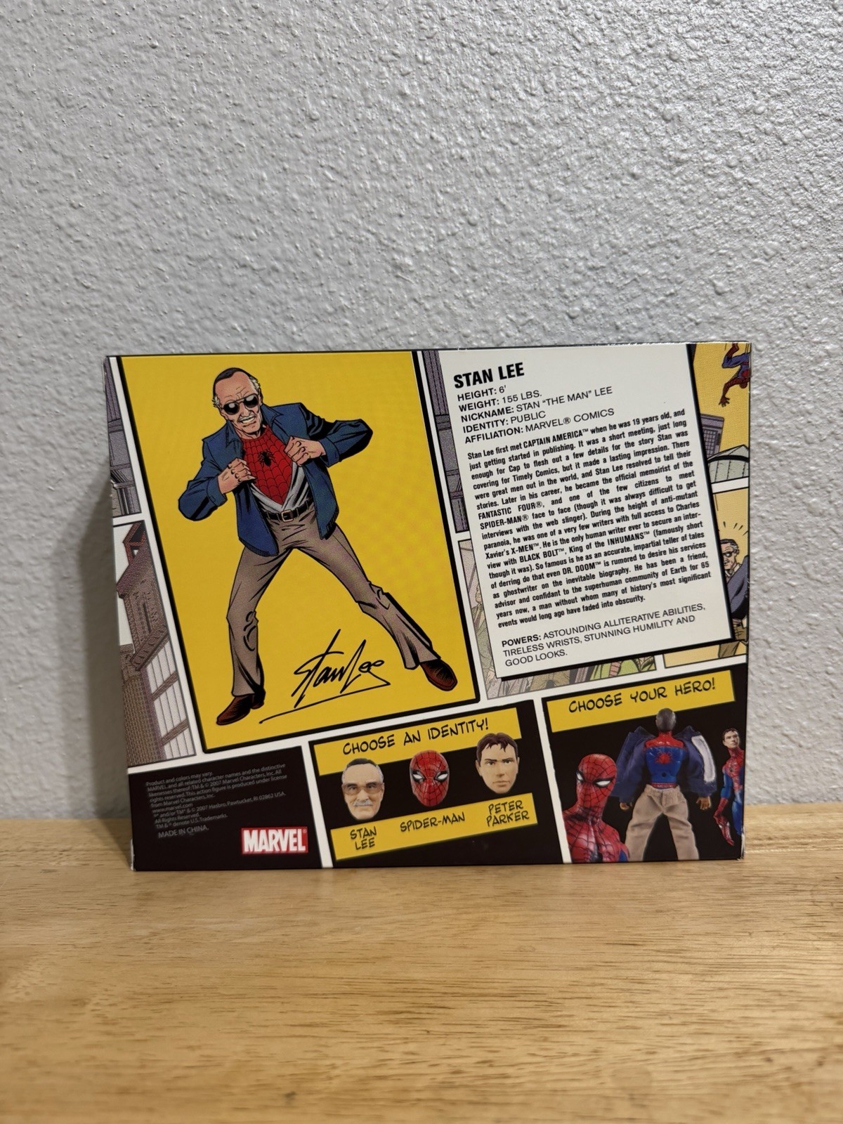STAN LEE Marvel Legends Exclusive Spider Man Comic Con San Diego 2007 SDCC NEW