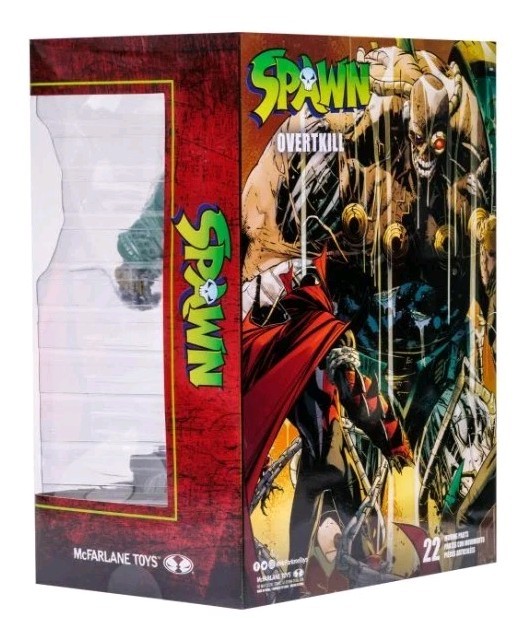 SPAWN MCFARLANE TOYS OVERTKILL MEGAFIG