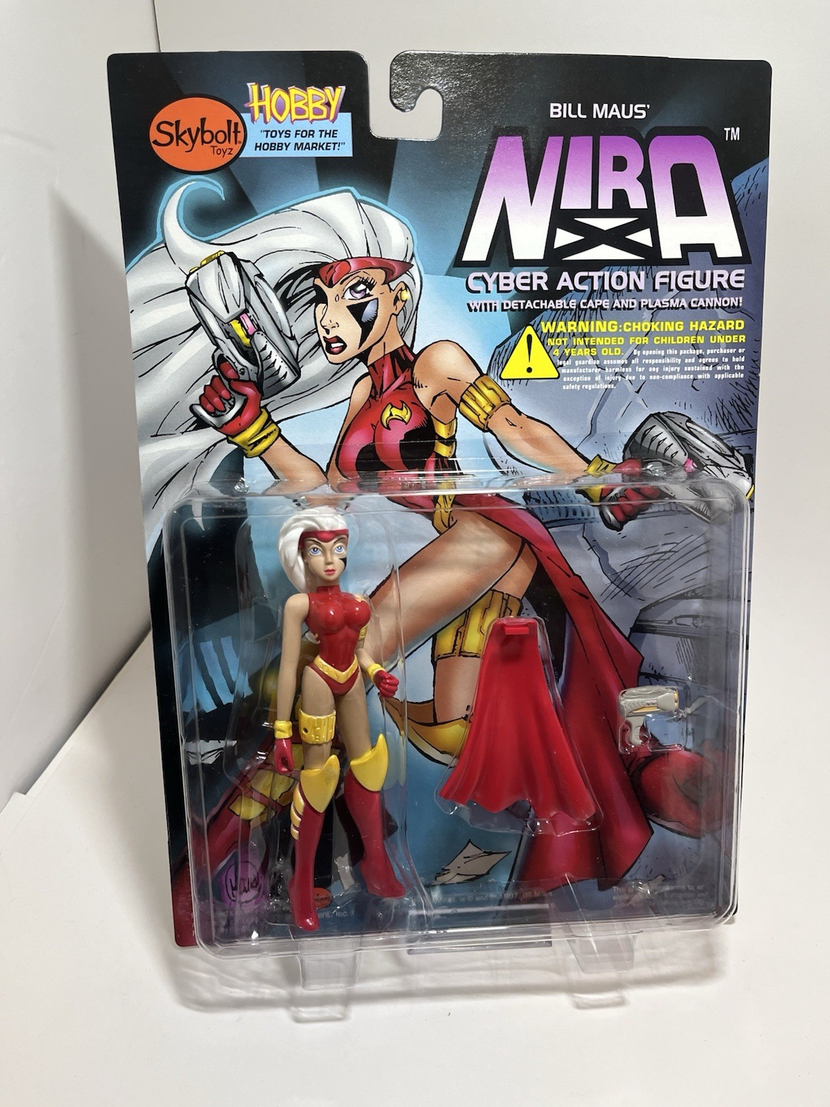 Skybolt Toys Bill Maus&rsquo; Nira Cyber Action Figure Nira X Cyber Angel MOC HTF