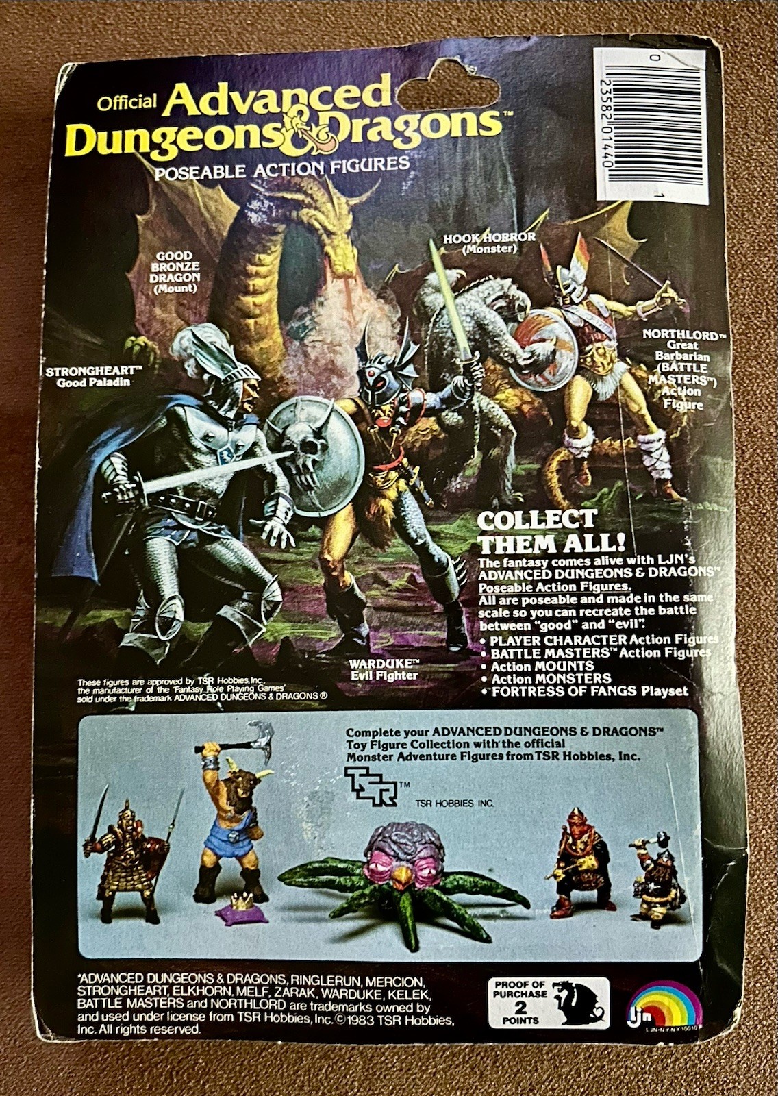 D&D Advanced Dungeons & Dragons Kelek Evil Sorcerer by LJN TSR 1983 MOC Sealed
