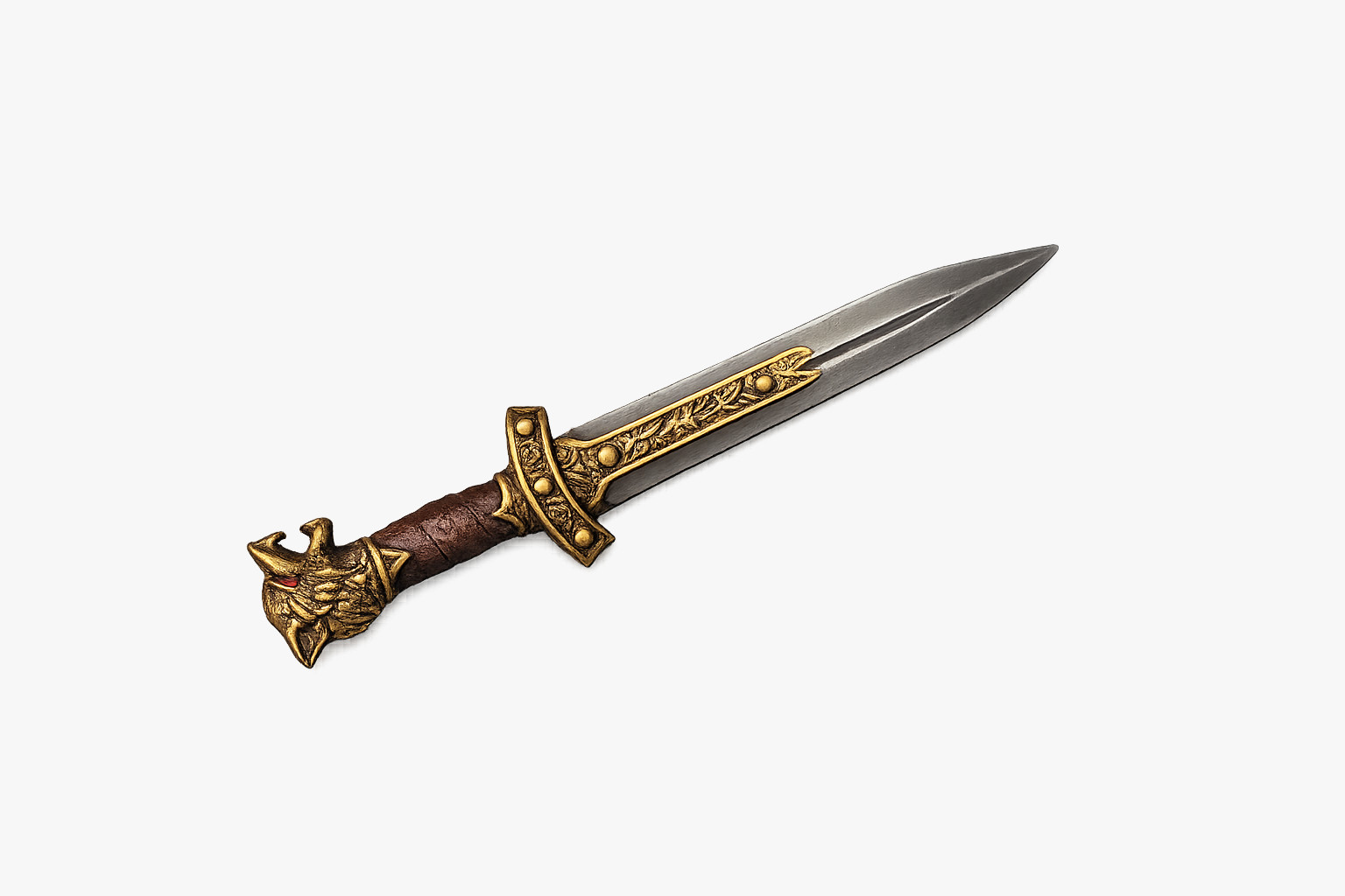 Fantasy Myhtic Ulfhednar Barbarian Wolf Knife 6&Prime; (1:12) Unpainted 3D Resin Print