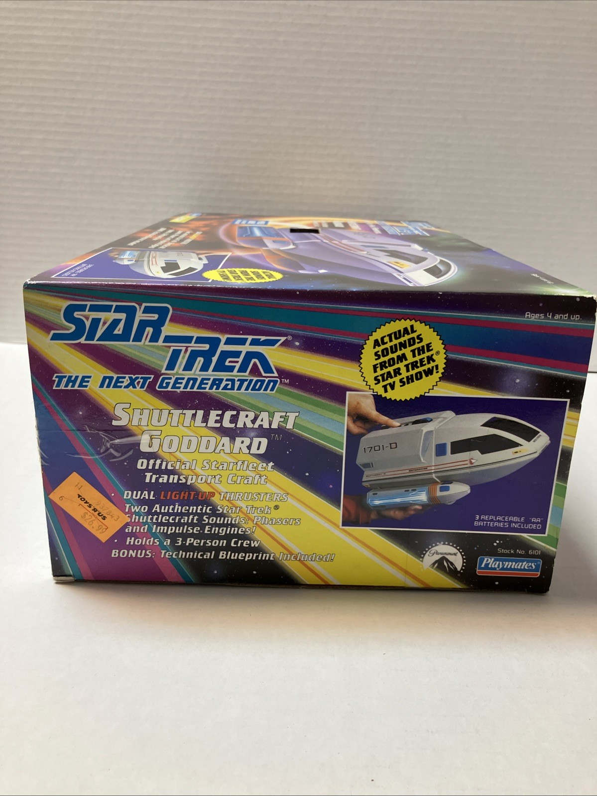 1992 Star Trek Next Generation Shuttlecraft Goddard Collector&rsquo;s Edition Playmate