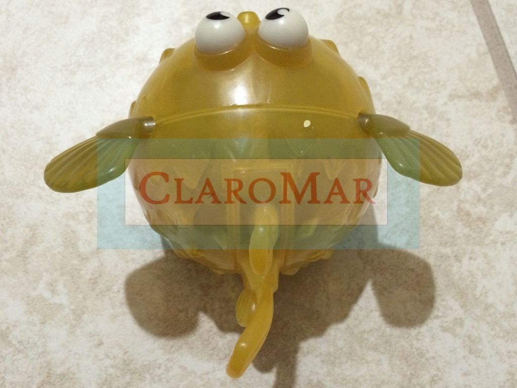 ☀️Disney Pixar FINDING NEMO Bloat Blowfish Figure Bath Toy McDonalds Cake Topper