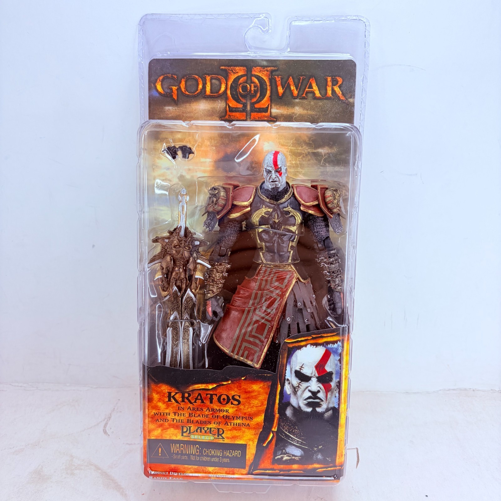 God of War 2 Ultimate Kratos Ares Armor Version 7&Prime; Action Figure Toys NEW IN BOX