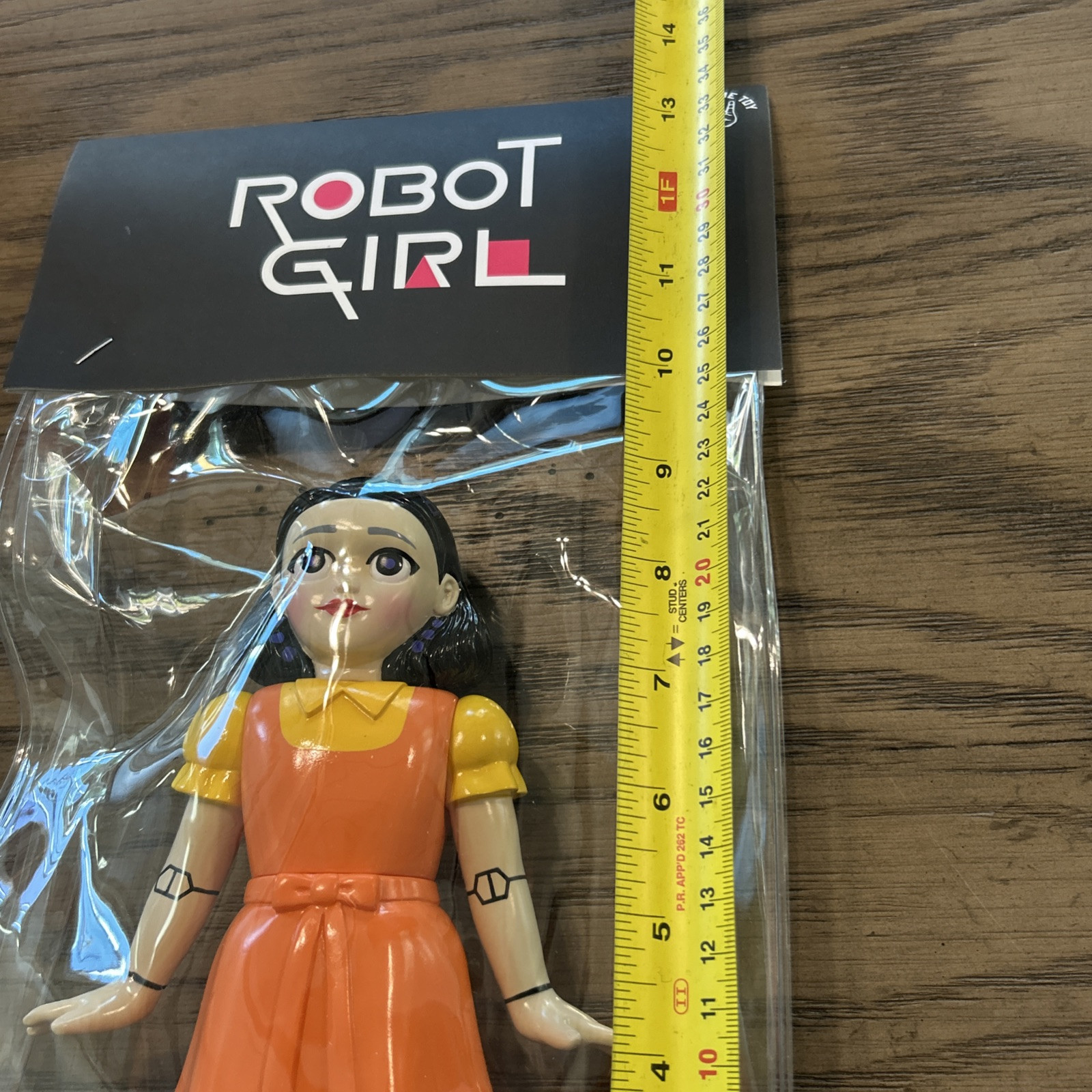 Awesome Toy Robot Girl Sofubi Soft Vinyl Designer Toy Art Kaiju Squid Game