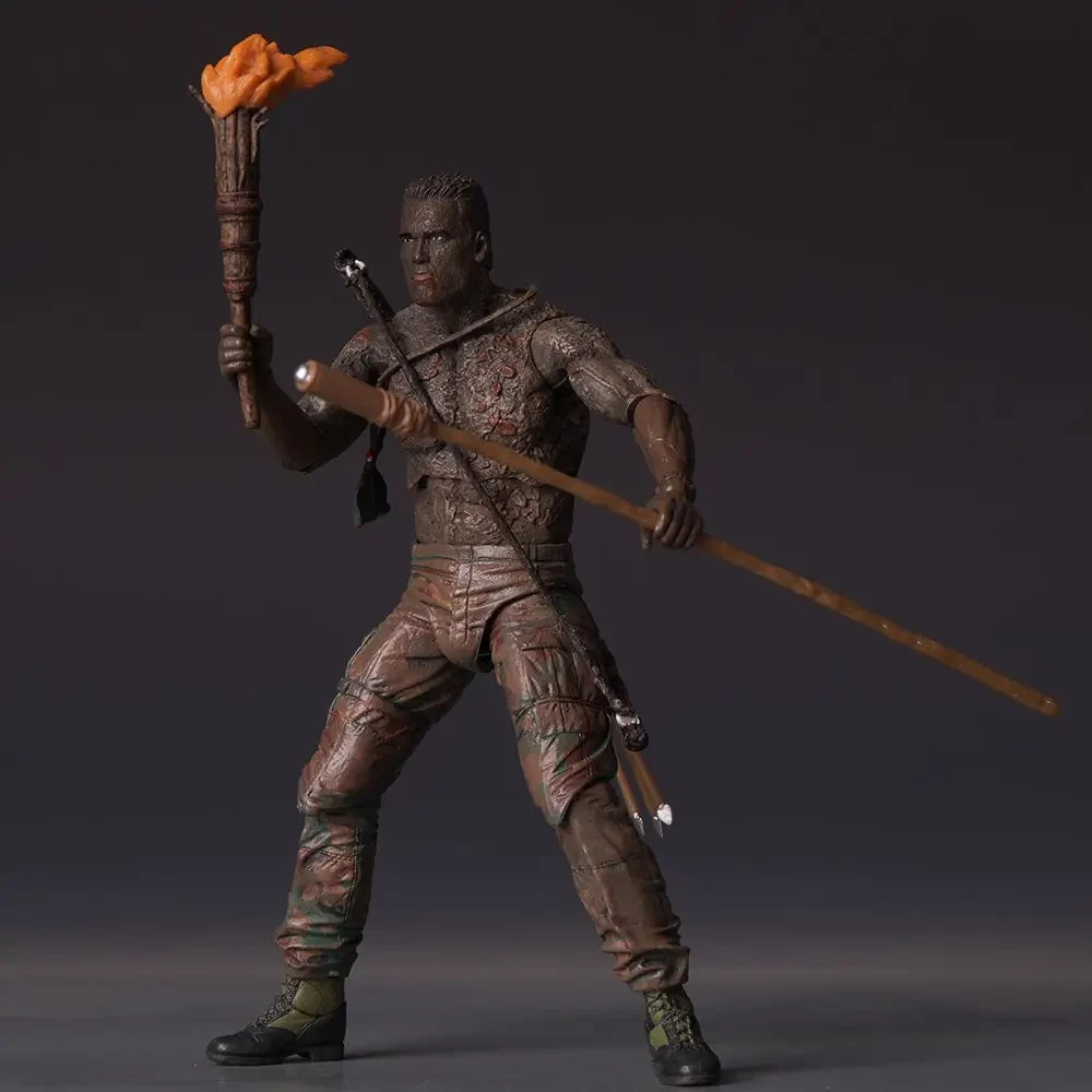 NECA Predator Jungle Extraction Dutch Arnold Schwarzenegger 7&Prime; Action Figure