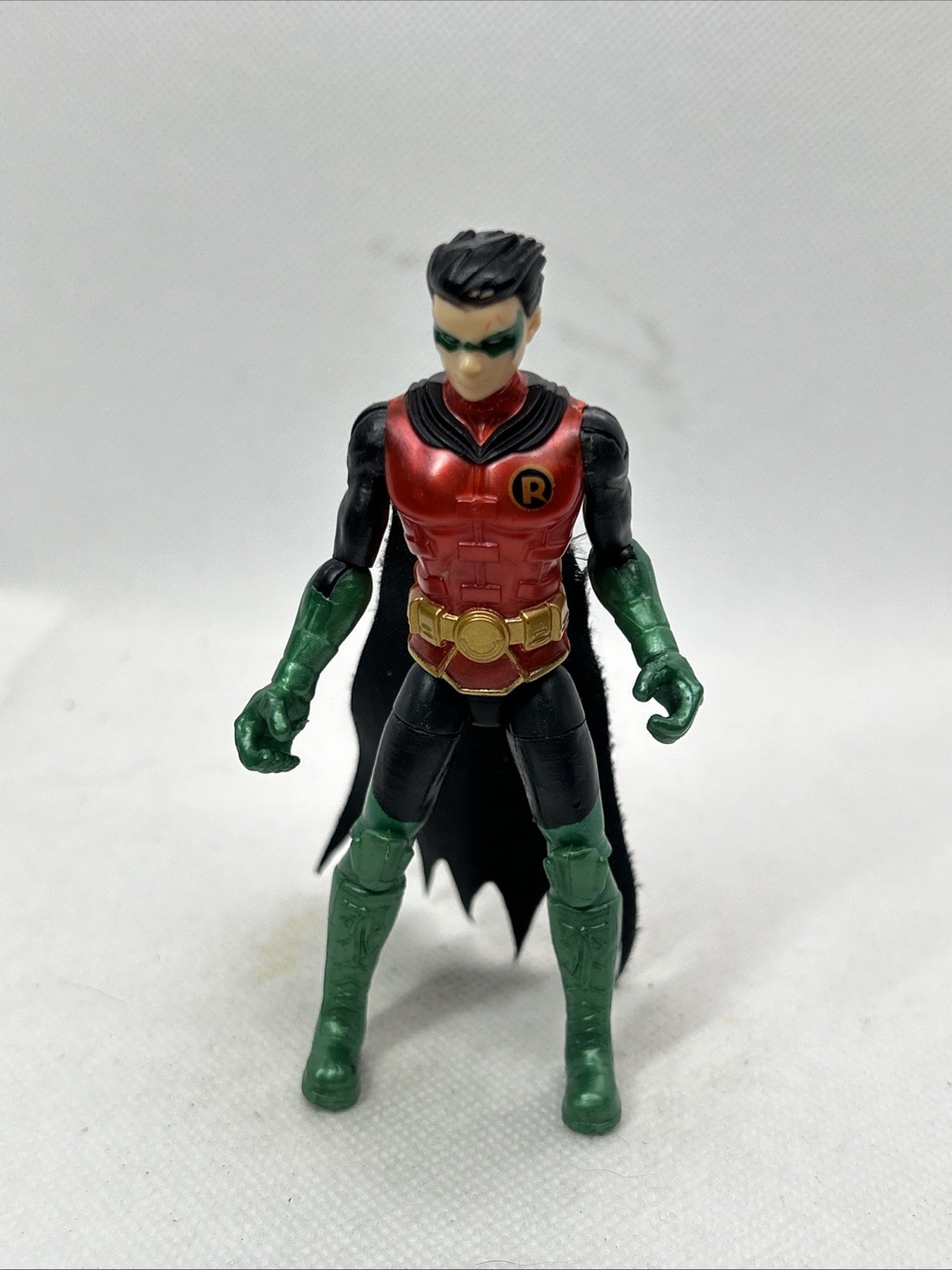 DC Spin Master The Caped Crusader robin Action Figure 3.75&Prime;
