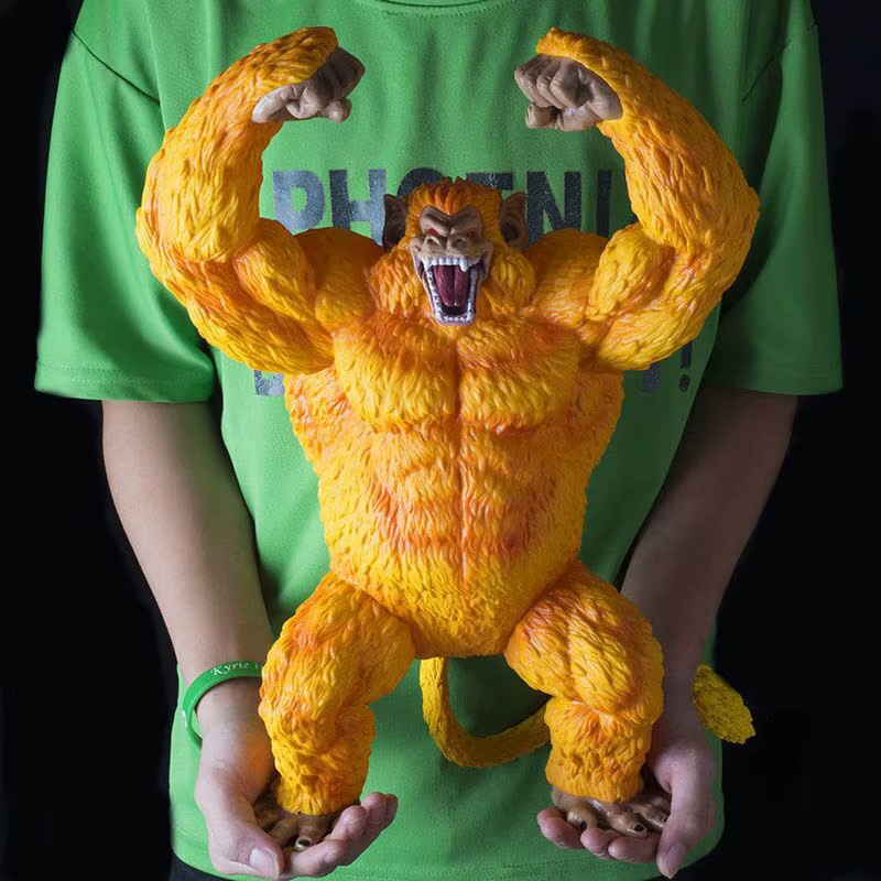 Ozaru Giant Monkey Figurine 40cm Golden Yellow Anime Manga Dragon Ball Oozaru