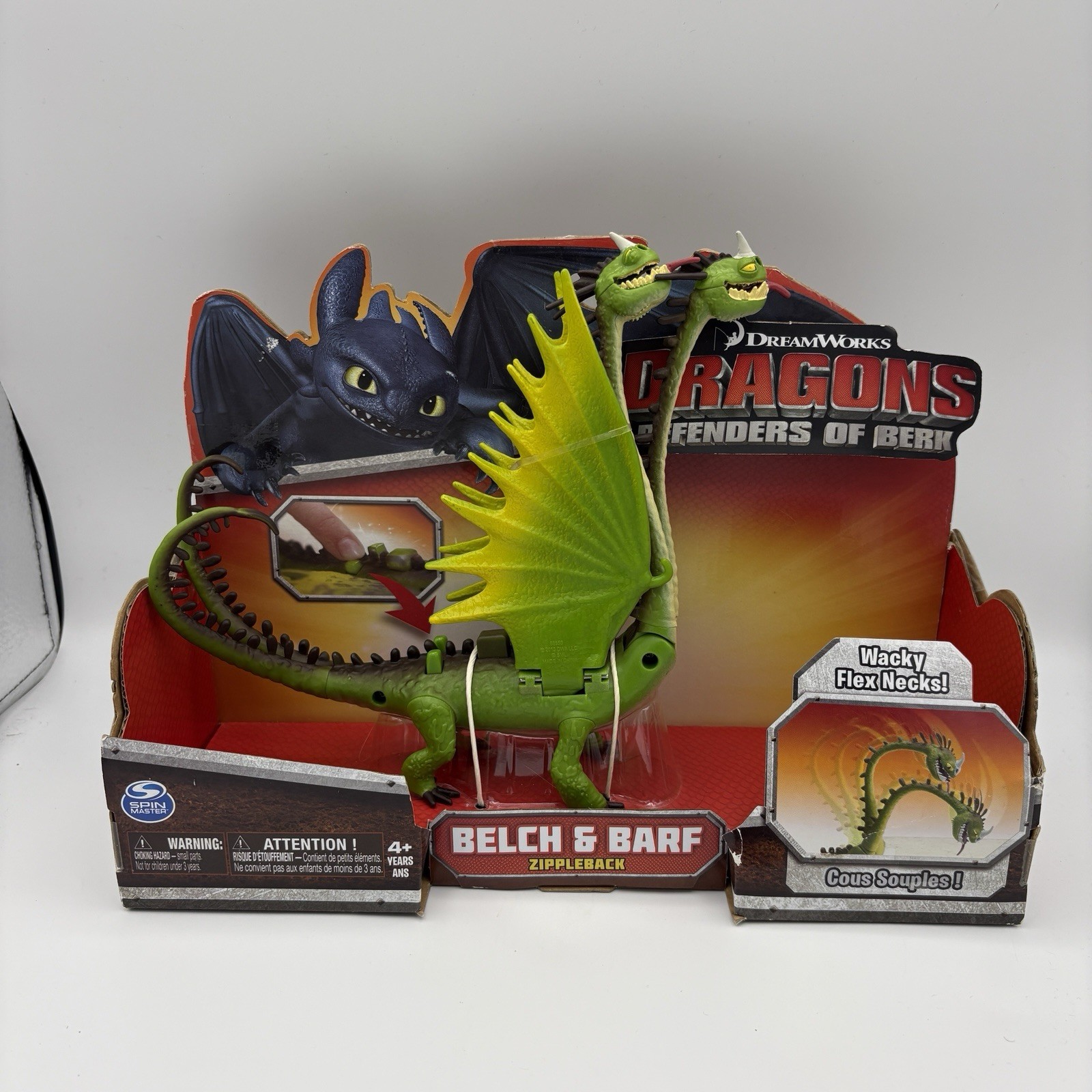2013 DreamWorks Train Your Dragons Defenders of Berk Belch & Barf Action RARE