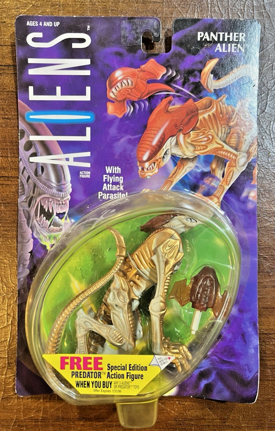 Kenner Aliens Panther Alien Xenomorph Action Figure 1993 Vintage