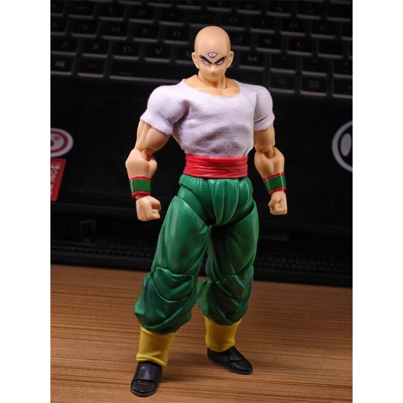 Handmade White Vest for S.H.Figuarts Tien Shinhan 1.0 2.0 (No Figure）