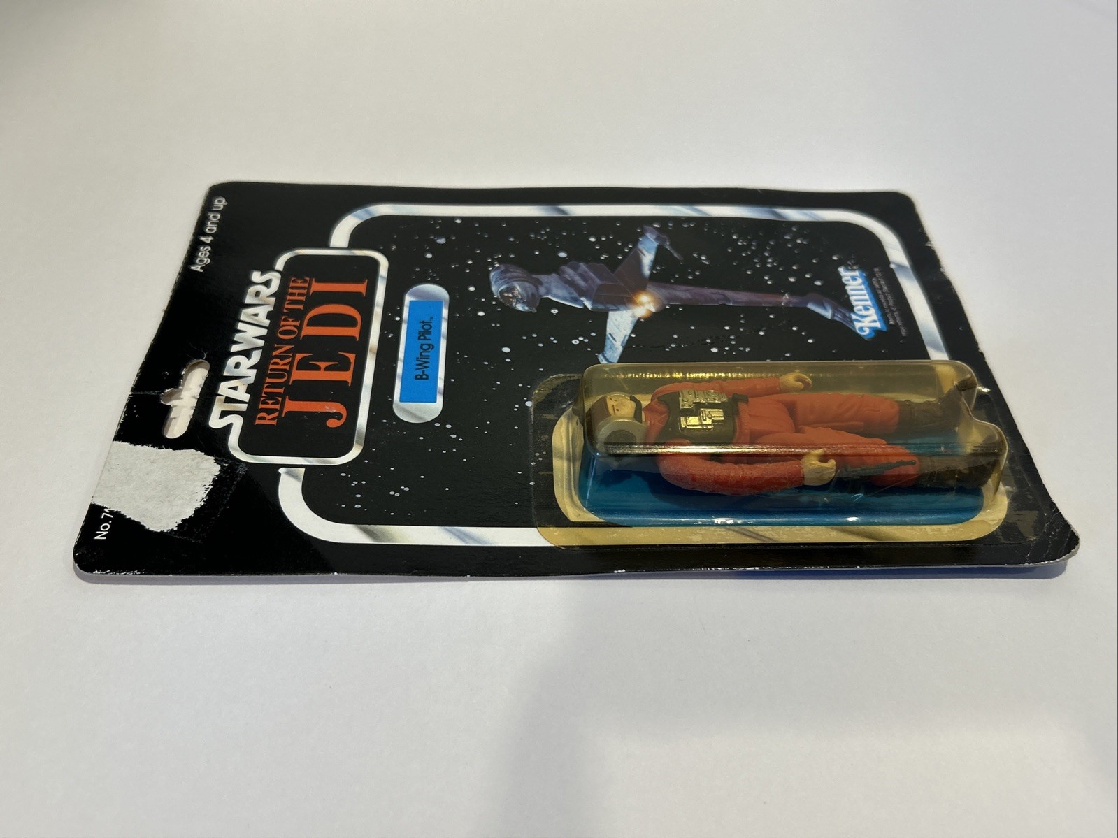 B-WING PILOT – 77 BACK – NEW & Sealed (Vintage Star Wars Figure) 1983 ROTJ