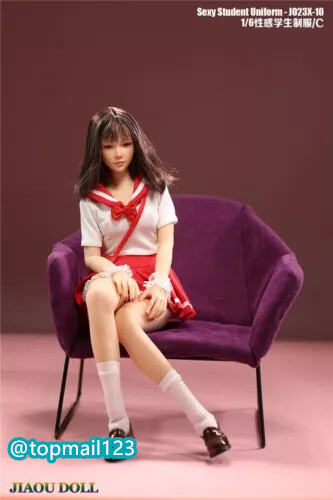 JIAOU DOLL 1:6 JO23X-10 Girl Student Uniform Clothes For 12&Prime;Female PH TBL Figure
