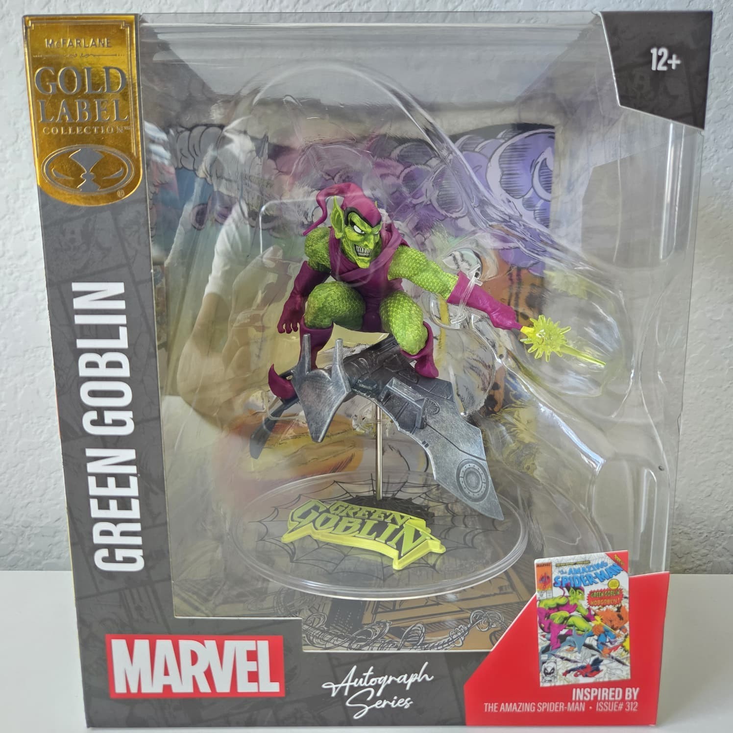 McFarlane Toys Marvel Amazing Spiderman issue #312 Green Goblin Autograph Series