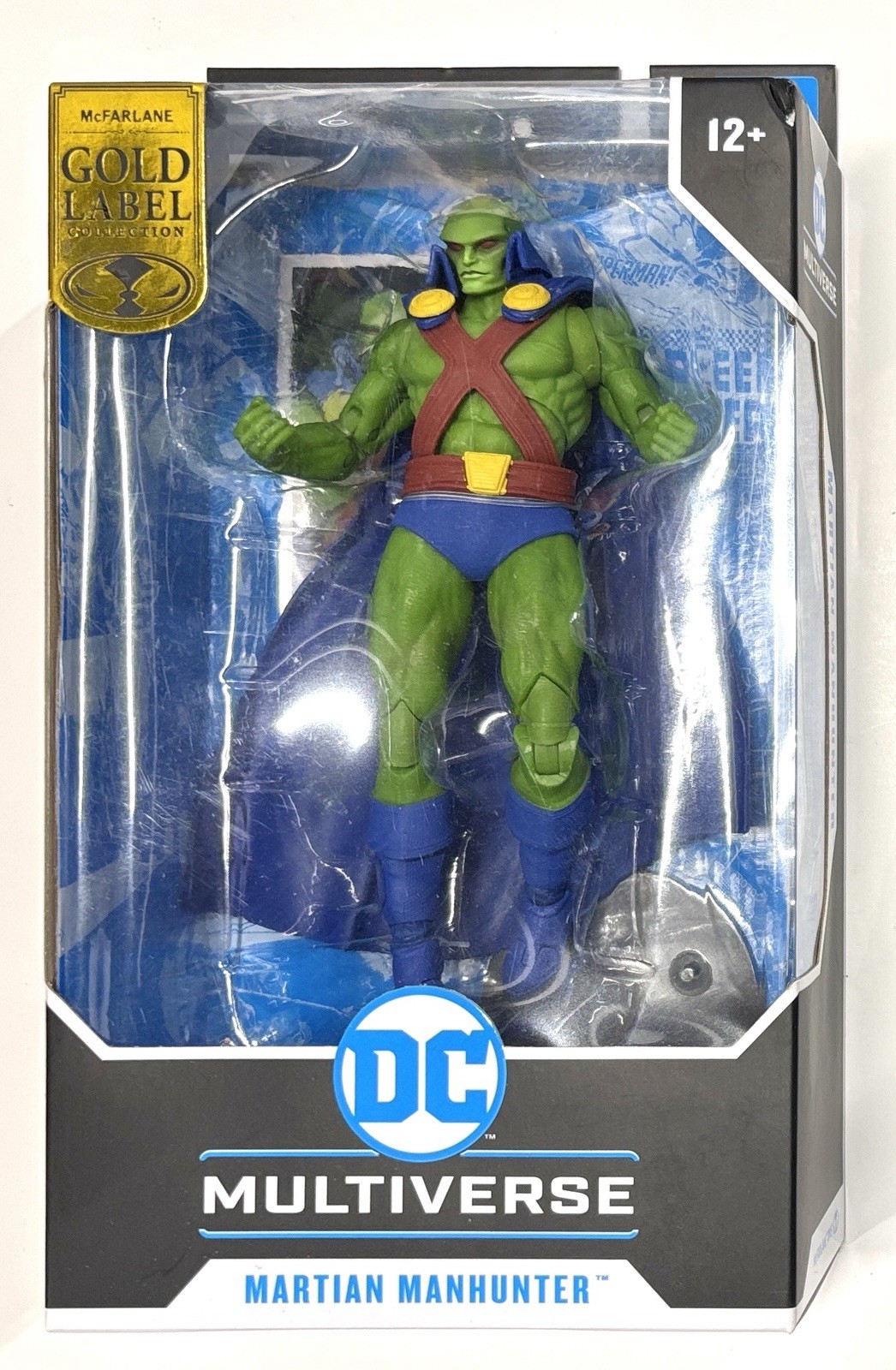 McFarlane DC Multiverse Martian Manhunter DC Classic Gold Label Action Figure 7”