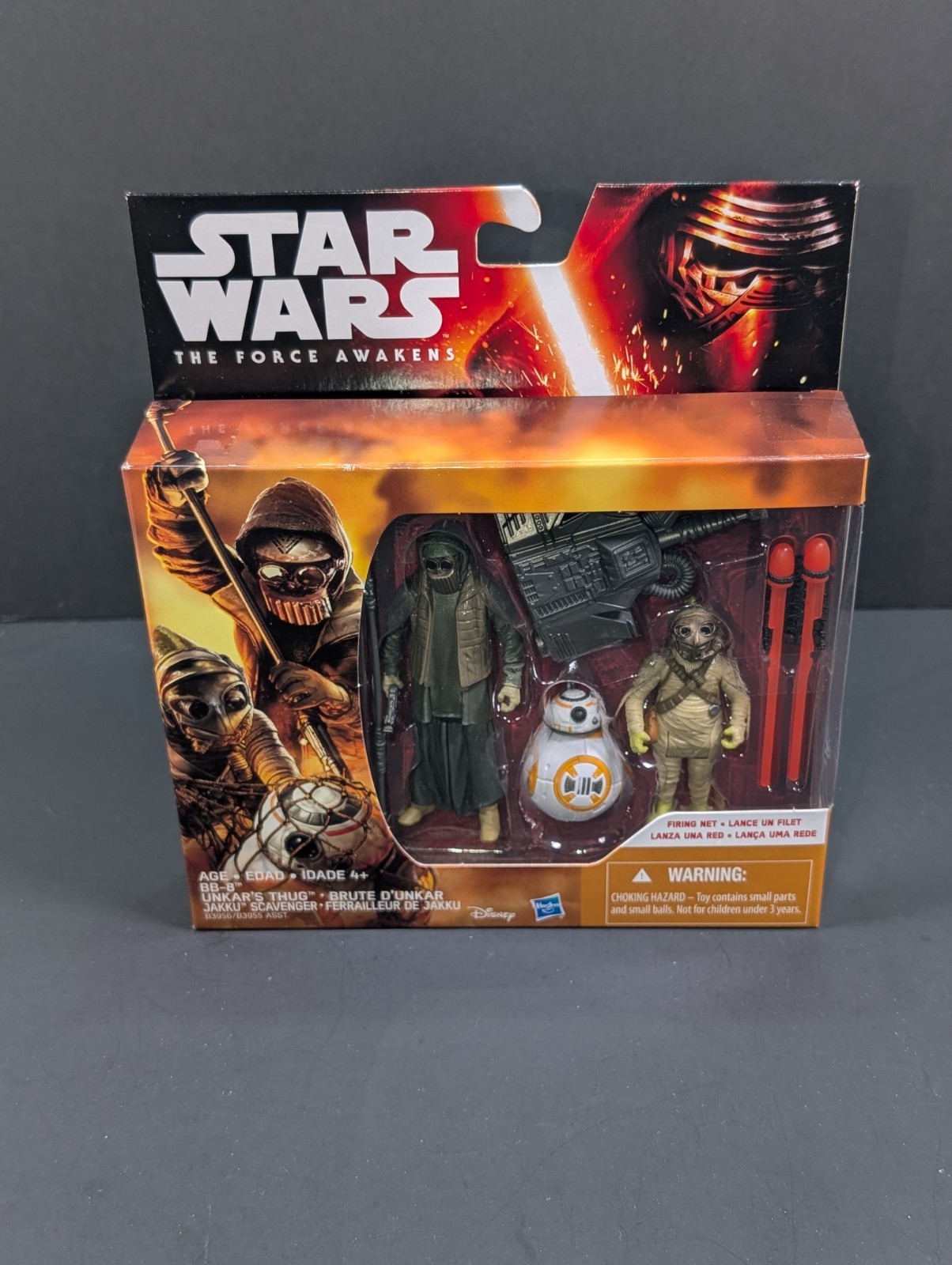 Star Wars The Force Awakens 3 Pack BB-8 Unkar&rsquo;s Thug Jakku Scavenger Figures