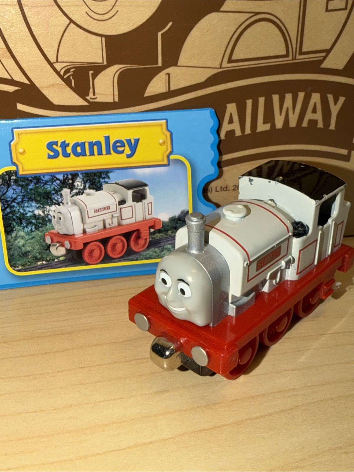 STANLEY ! THOMAS FRIENDS TRAIN TAKE Along n play Diecast 2007 GREAT DISCOVERY !