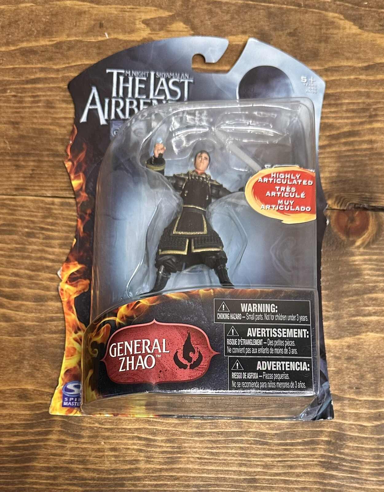 The Last airbender General Zhao Figure 3 3/4 In Spin Masters Avatar M Night 2010