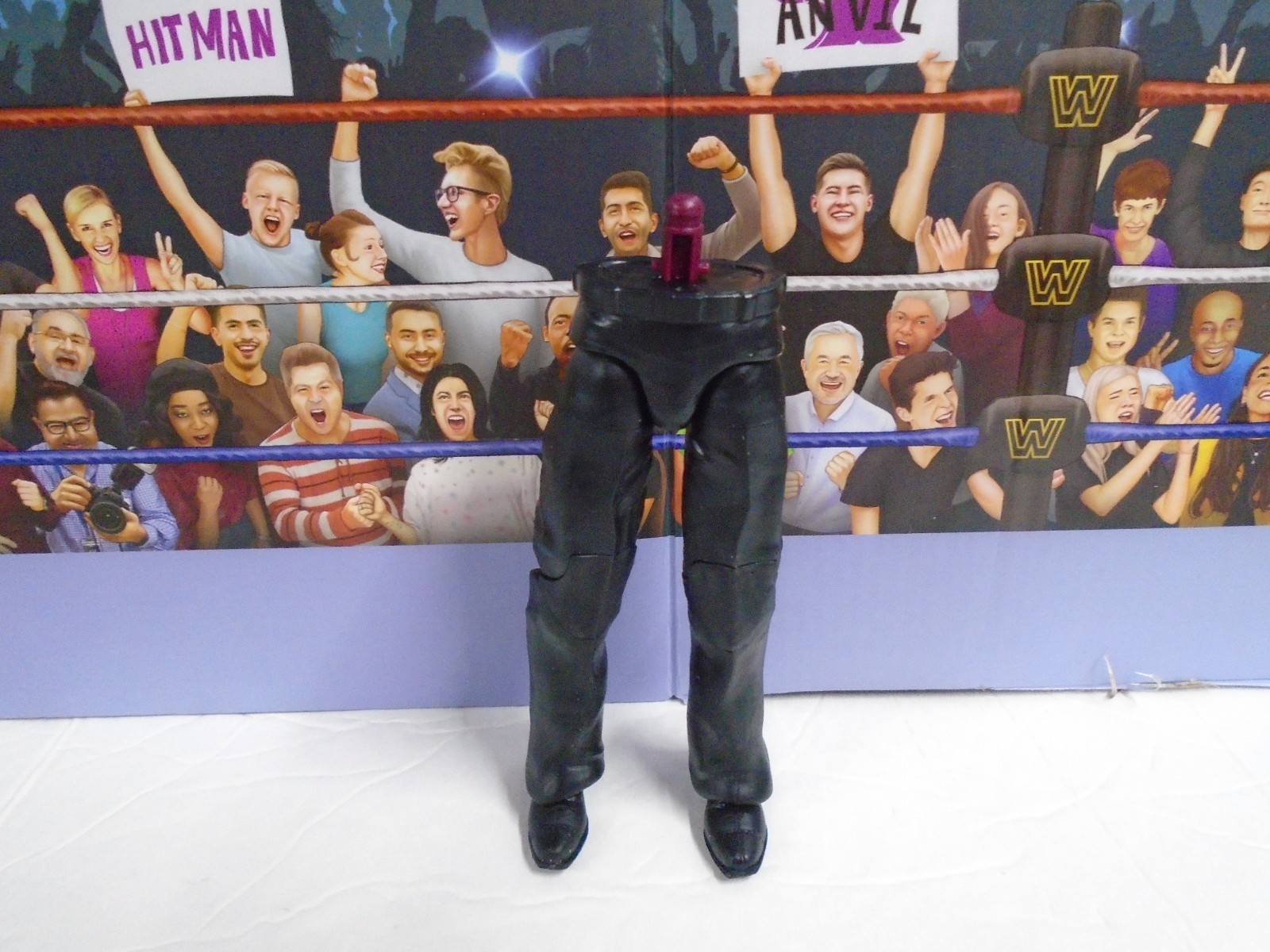 WWE Gorilla Monsoon Build-a-Figure Legs Monday Night Wars G.H. Elite Series BAF
