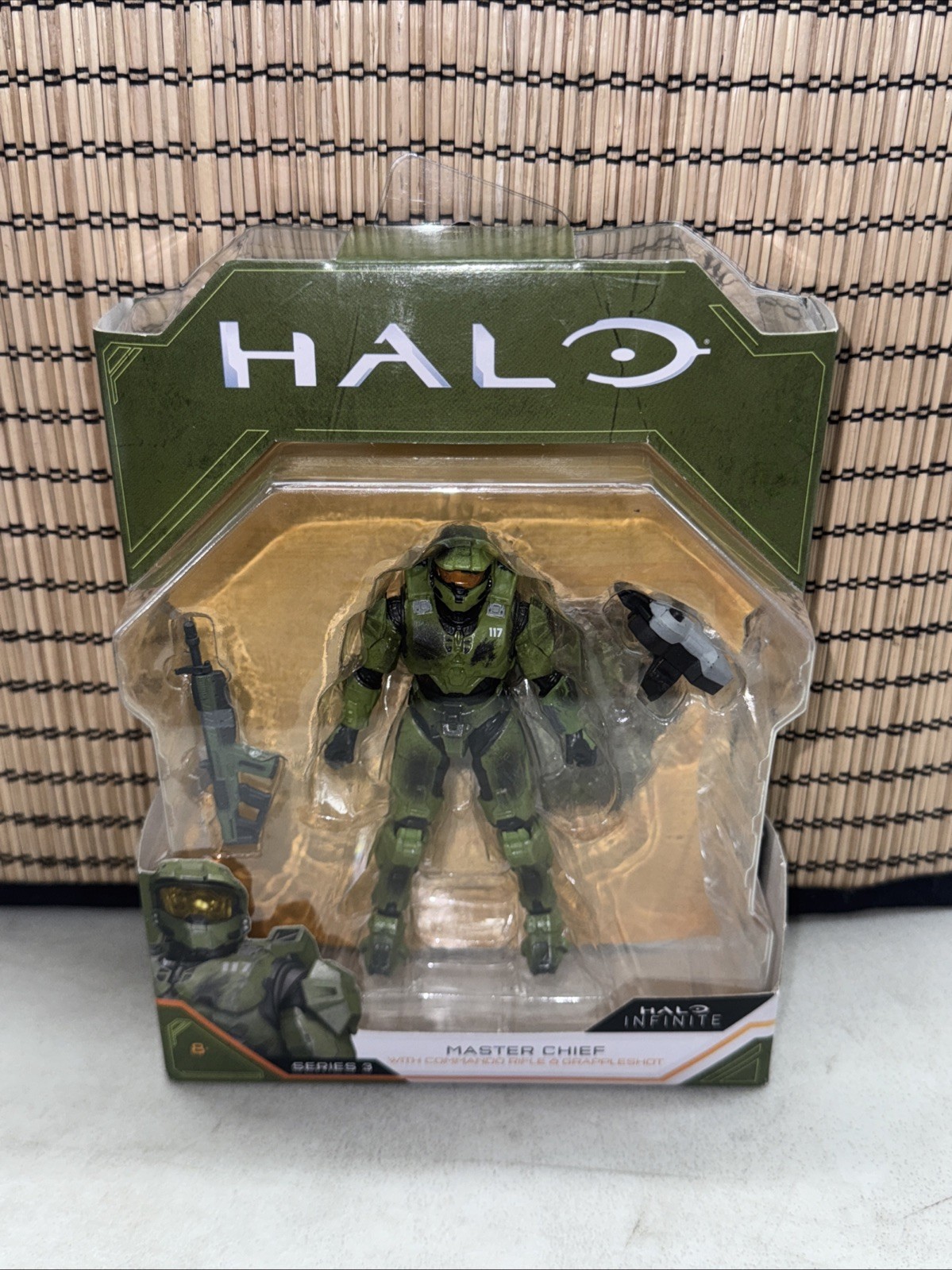 WCT Halo Infinite Master Chief With Commando Rifle Series 3 Figure