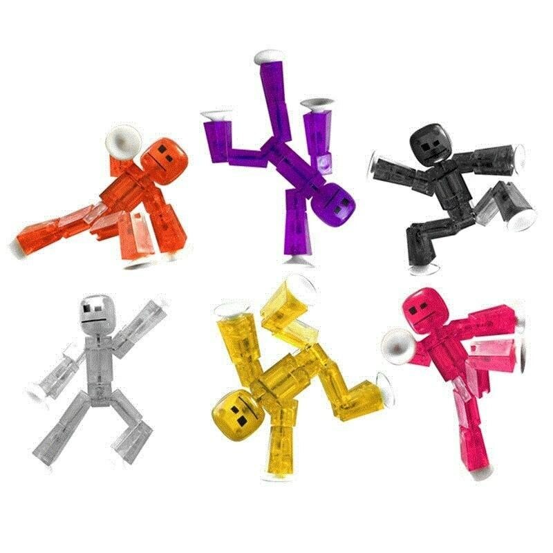 2 pcs Stikbot Animation Toy Doll with Suction Cup.