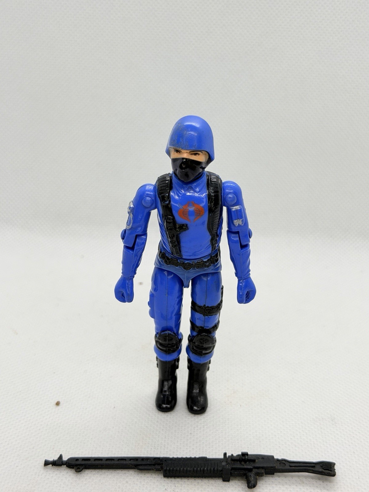 GI Joe Estrela Brazil Cobra Soldier Exclusive Light Blue Rare Vintage Original