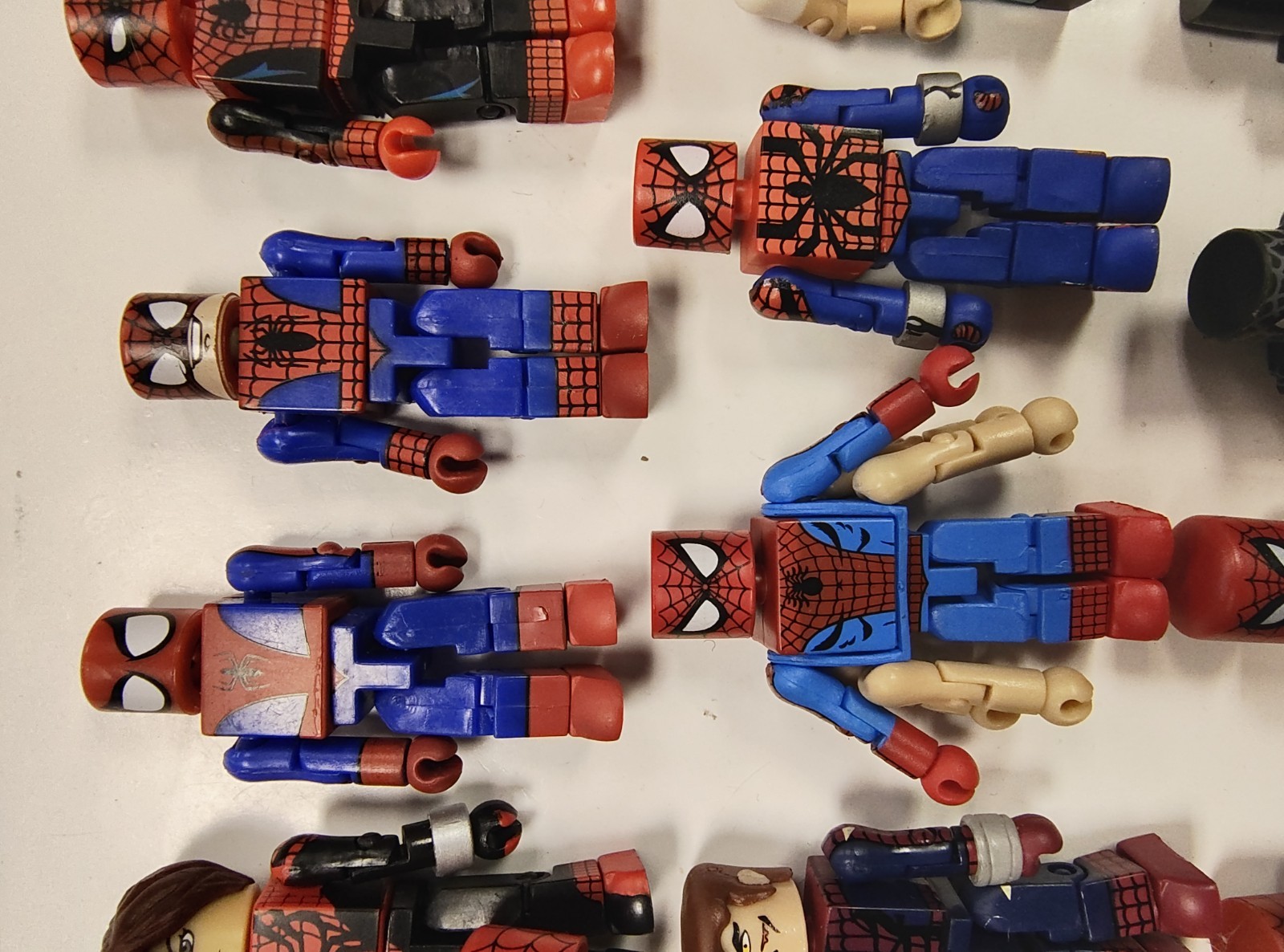 MINIMATES SPIDER-MAN MAY DAY PETER PARKER BLACK SUIT LOT 12 MARVEL SPIDERMAN HTF