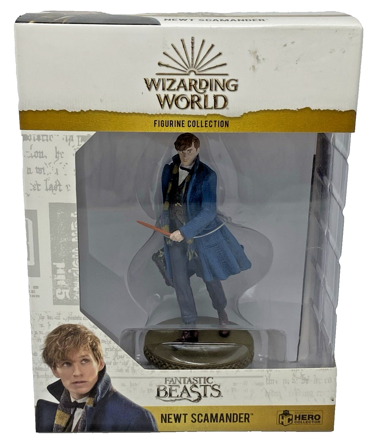 2019 Eaglemoss Fantastic Beasts Wizarding World Newt Scamander Figurine Unopened