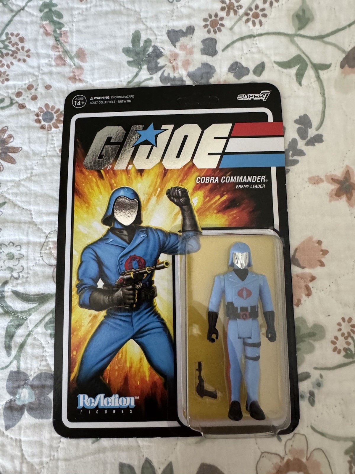 GI Joe Cobra Commander Super7 ReAction Wave 2 Figure Exclusive New Sealed