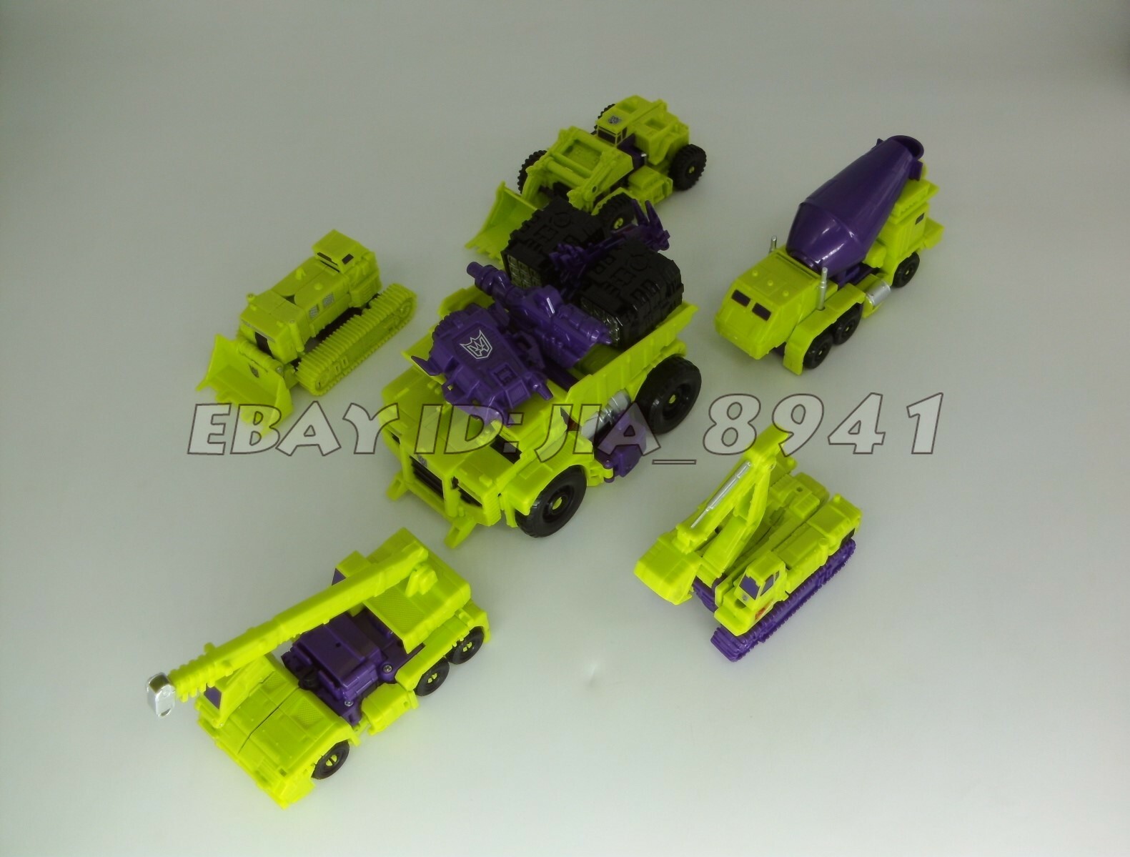 Deformabl Robot Devastator 6 In 1 Action Figure 12&Prime; Engineering Truck Toys NoBox