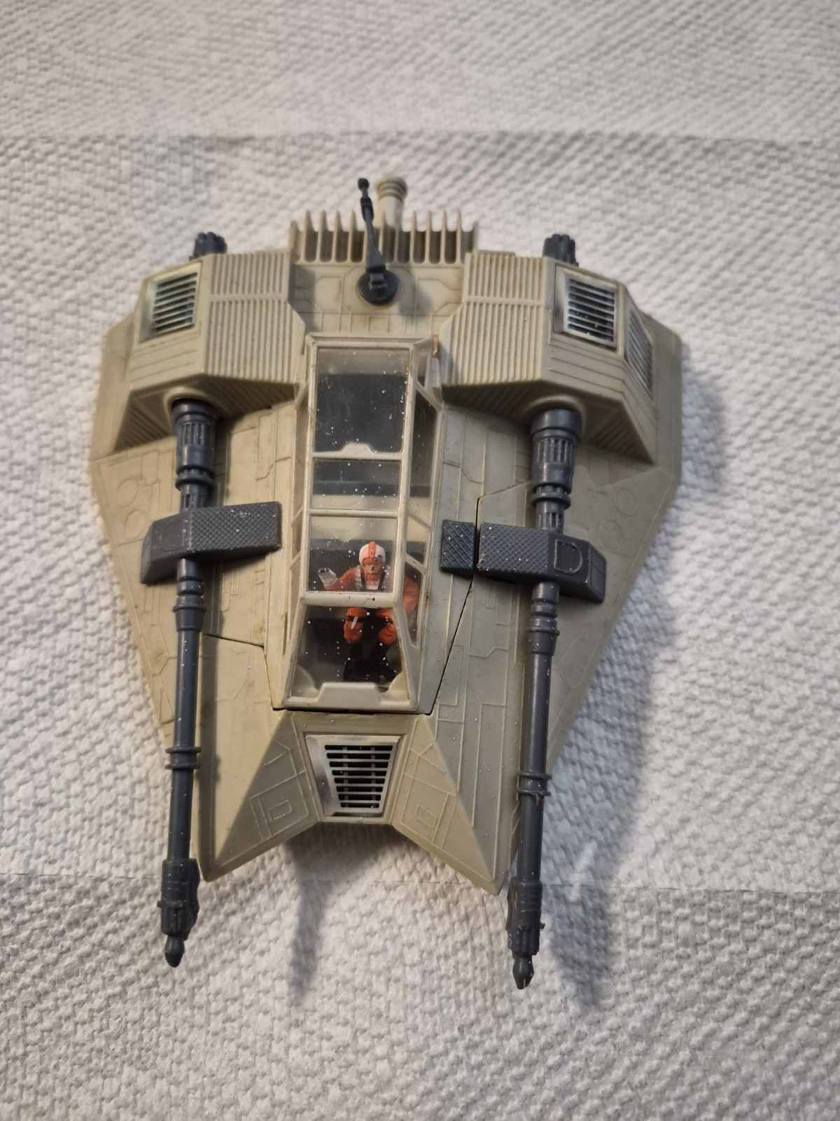 Vintage Star Wars MICRO COLLECTION SNOWSPEEDER Kenner 1982 with figure