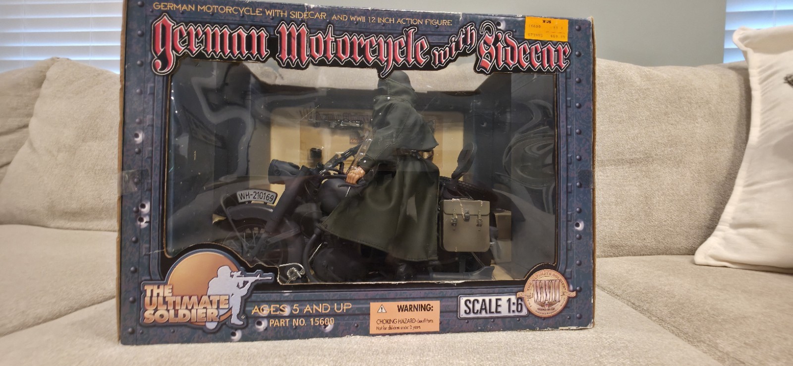 The Ultimate Soldier German Soldier 1:6 12in Motorcycle & Sidecar Set Boxed