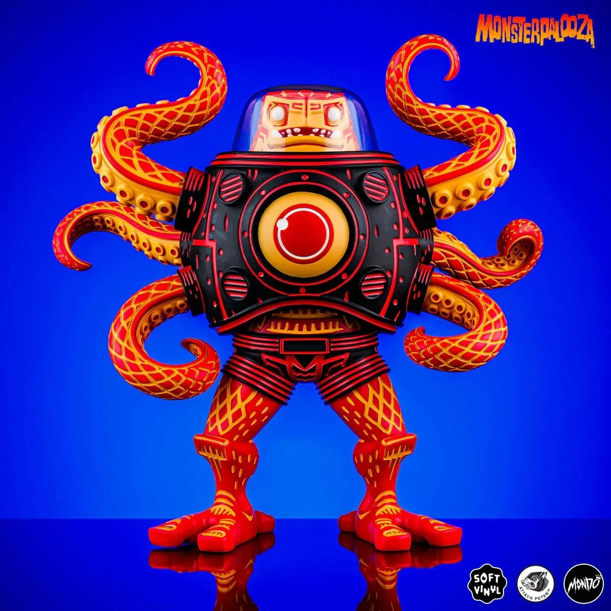 MONDO Takoro by Attack Peter Heat Wave Variant Figure Monsterpalooza LE 250 pcs