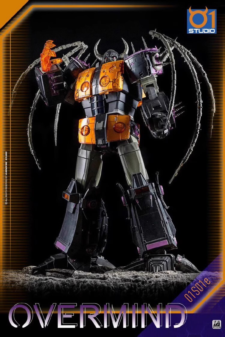 In Hand! Transforms Toy 01-Studio 01S01E Overmind Unicron Black Ver. Figure Toy