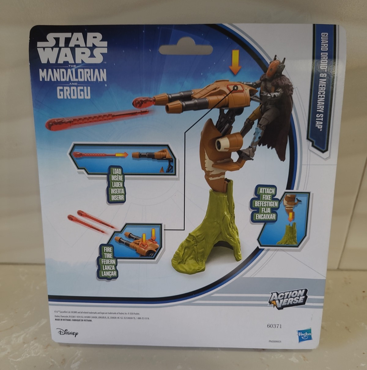 Star Wars ActionVerse Guard Droid & Mercenary STAP New in Box Mandalorian Grogu