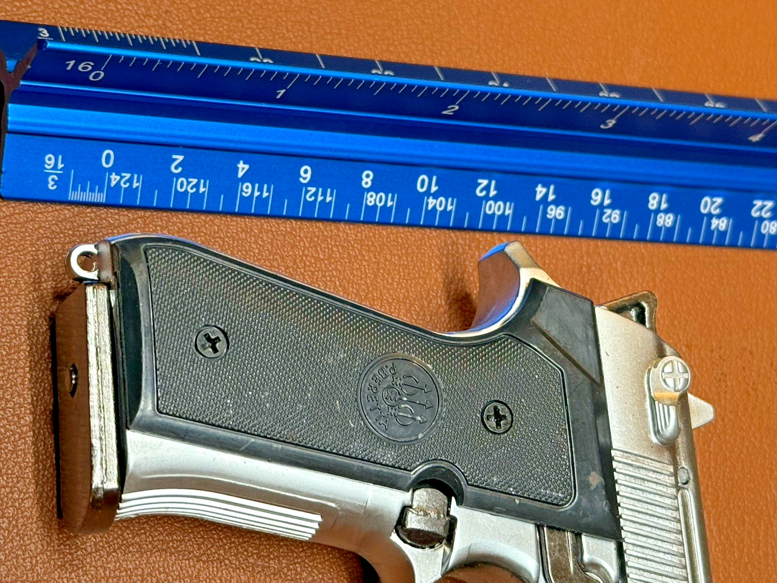 Seiko Beretta M92A1 Shell Eject COLLECTOR Toy Gun 1:2 Italy Model Chrome Matte