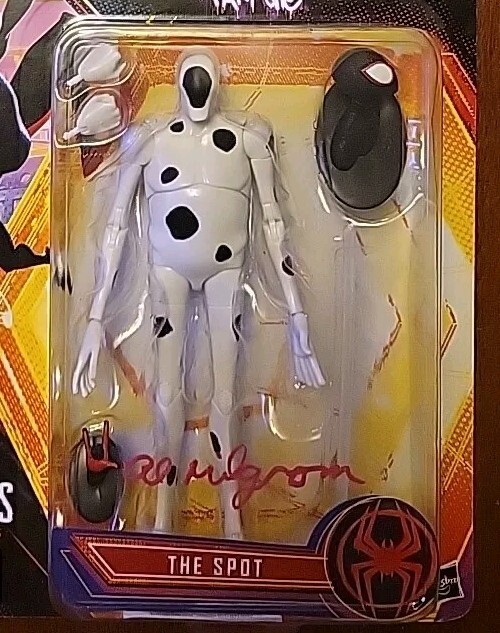 SIGNED Al milgrom “THE SPOT” Marvel Legends Across The Spider-Verse Figure w/pic