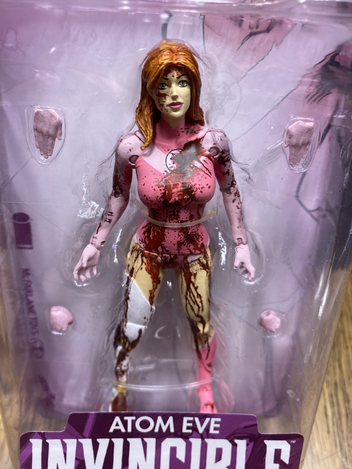 Skybound Megabox Exclusive Invincible Atom Eve Bloody Action Figure Image Comics