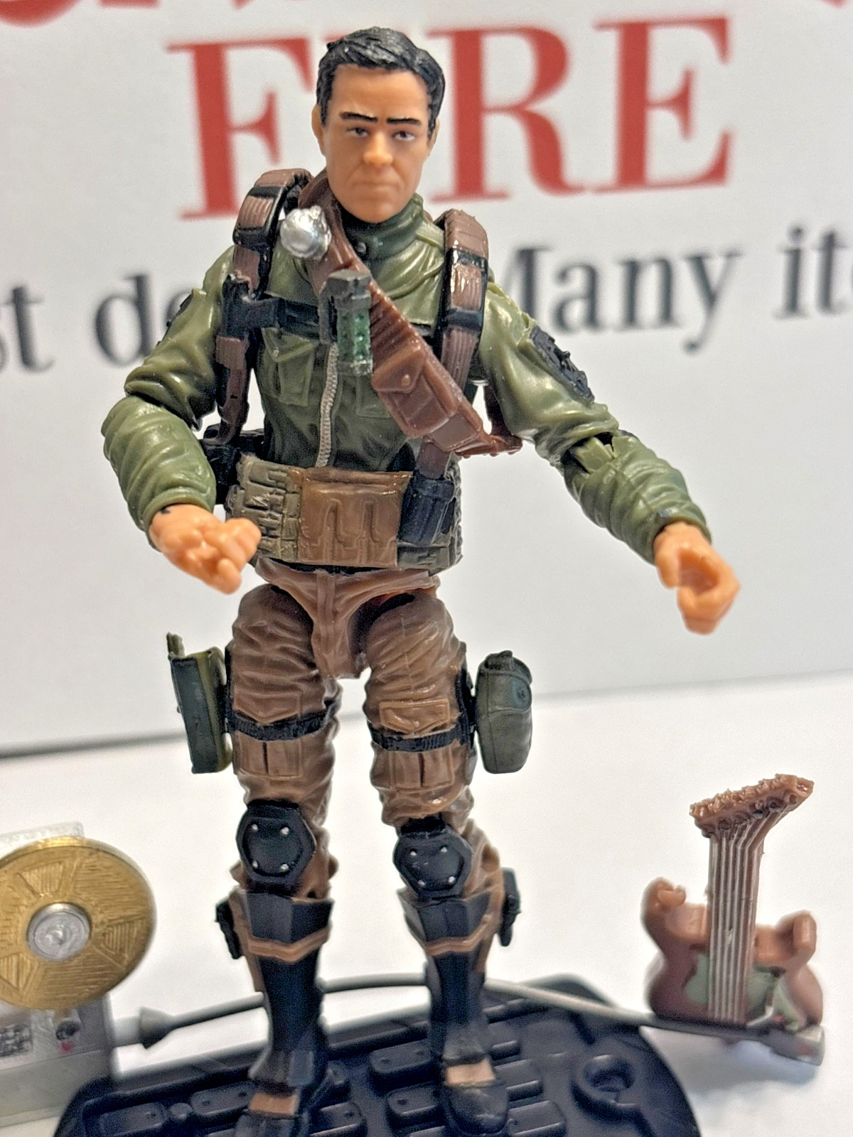 GI Joe custom MTF action figure « AMPED!” Marauder Task Force. Heavy weapon&rsquo;s spc