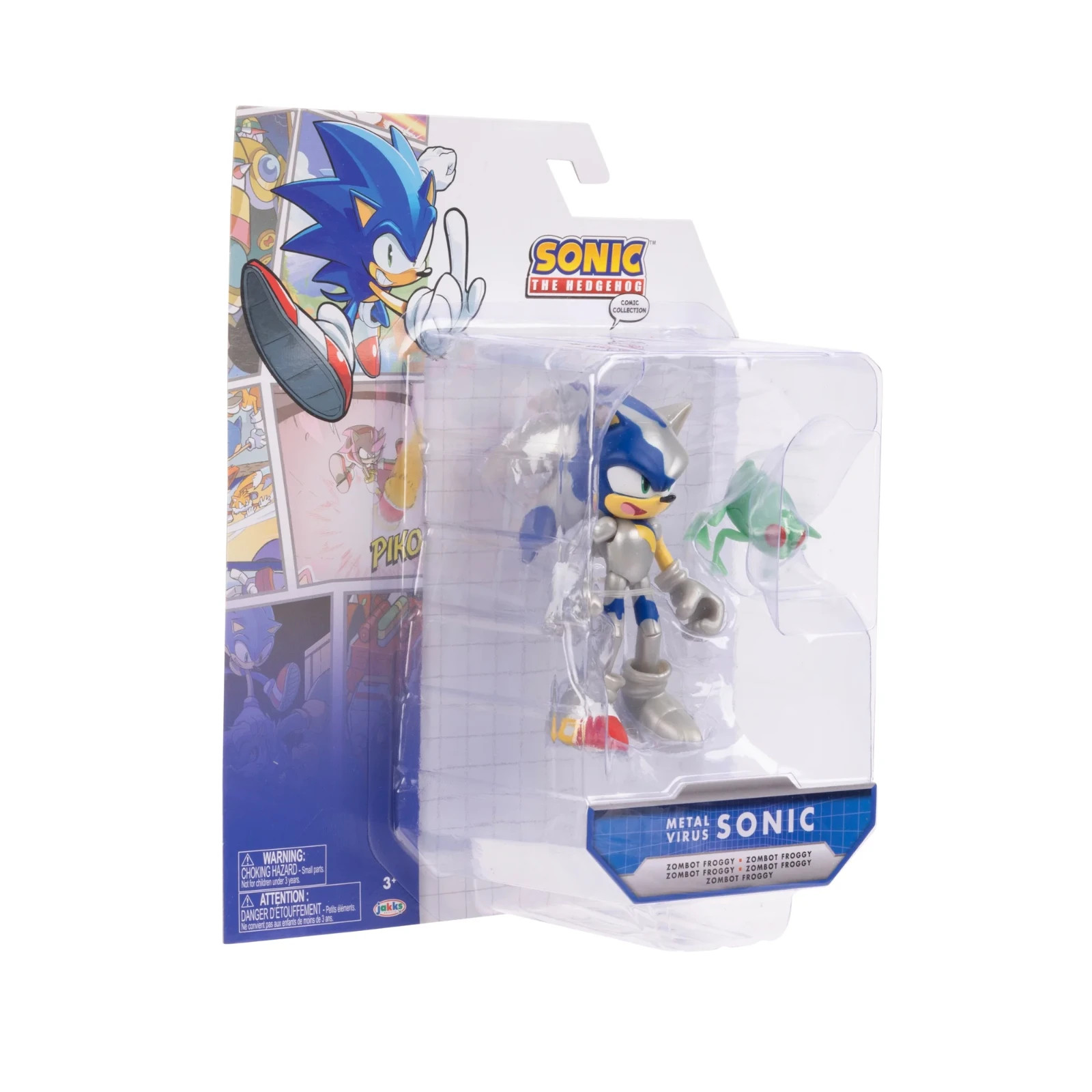 Sonic The Hedgehog Comic Collection Metal Virus 4” Figure ℹ️READ DESCRIPTIONℹ️