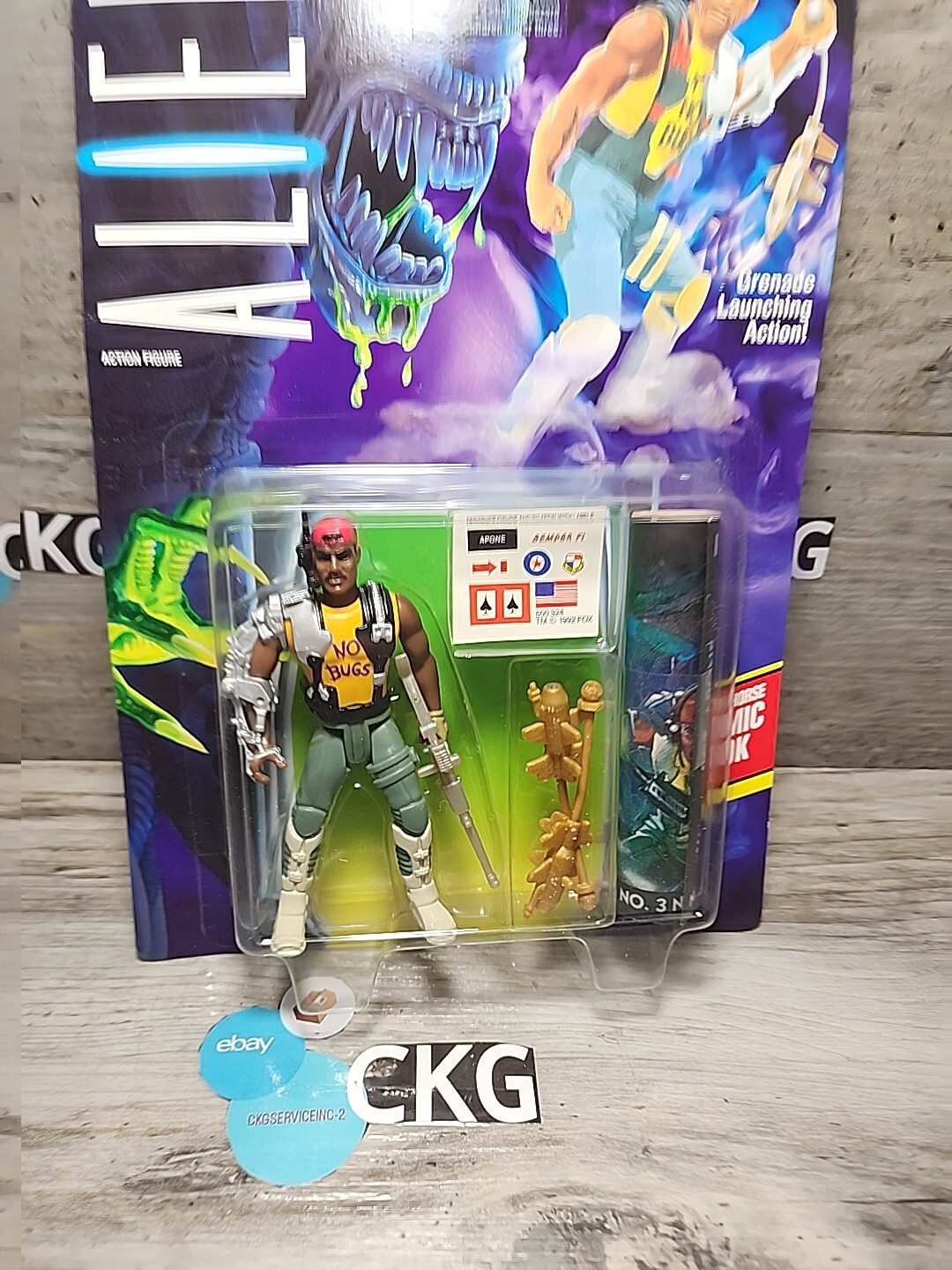 Vintage 1992 Kenner Aliens Space Marine Sgt Apone Action Figure Brand New