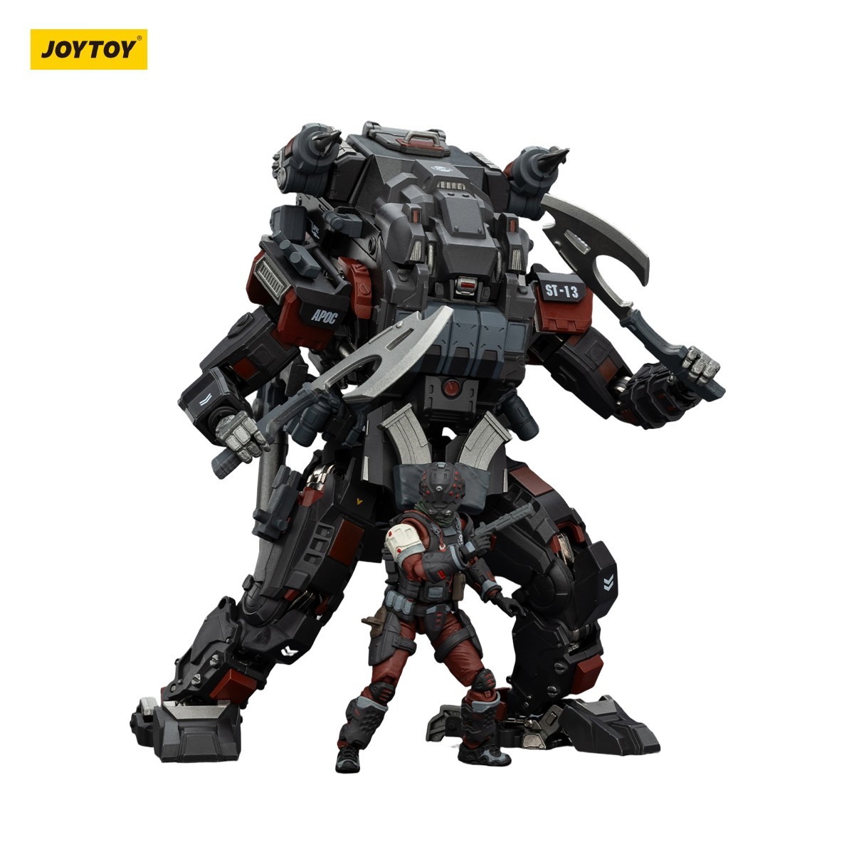 JOYTOY Dark Source APOC Series Crimson Phantom Stealth/Night Ops Mech + UNSC Sn