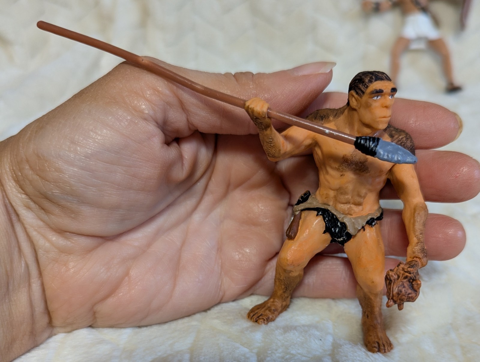 Papo Midieval Knights Caveman Gladiator Action Figure Set Hard Rubber