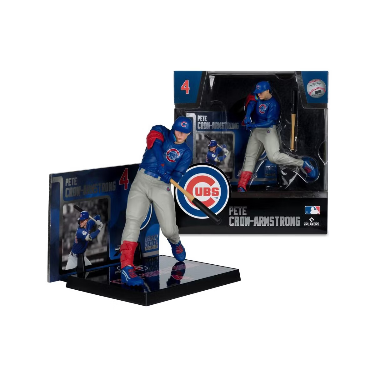 McFarlane MLB Baseball Legacy Series 7&Prime; Figure Pete Crow-Armstrong Chicago Cubs