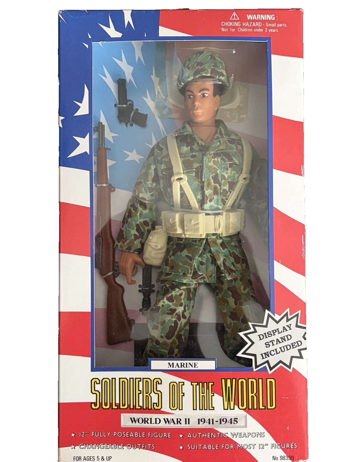 SOLDIERS of the WORLD 12&Prime; World War II WWII United States Marine 1996 VTG