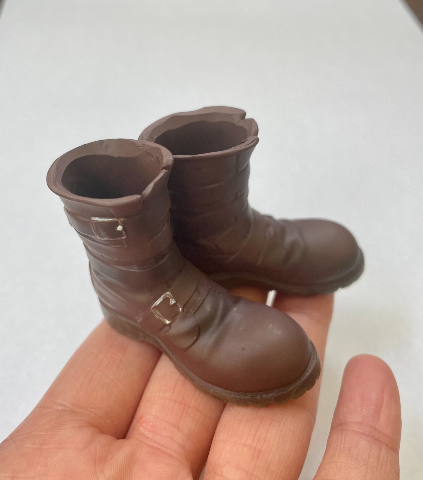 1/6 scale Brown Combat boots HOLLOW for 12&Prime; Male Action Figure