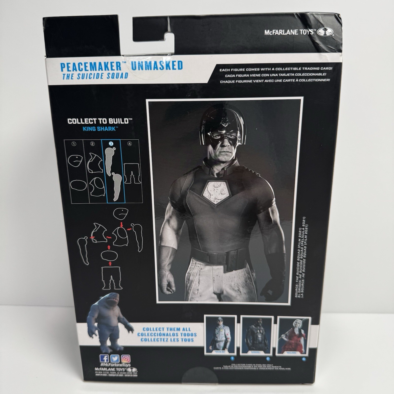 DC Multiverse Peacemaker Unmasked King Shark Build Figure