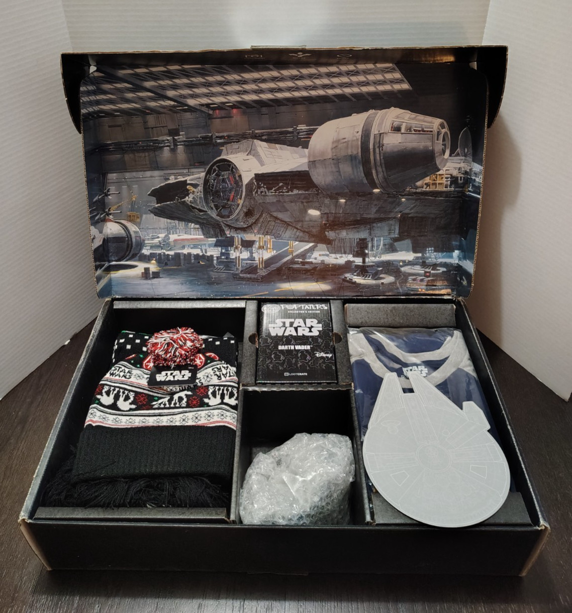 Loot Crate Limited Edition BOX STAR WARS Full Set COMPLETE Unused 3XL Shirt NEW
