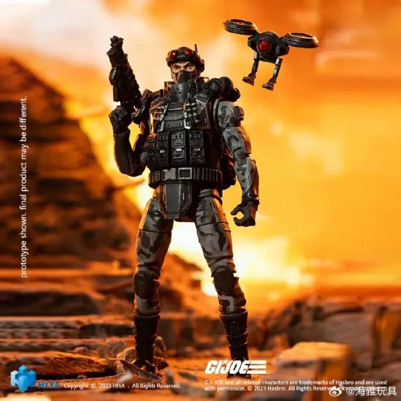Hiya Toys G.I. JOE Firefly 1/18 scale Exquisite G.I.Joe 105 mm Height