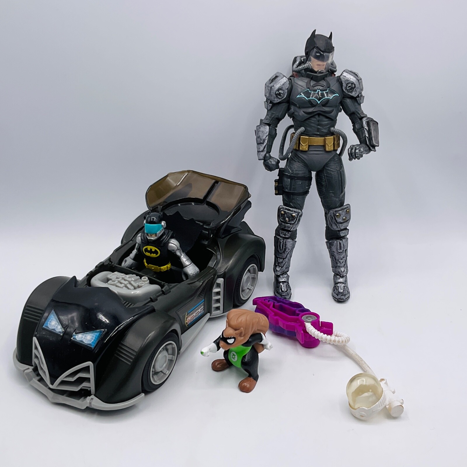 Imaginex Batman Lot Figures Car DC Super Heroes Cape Action Figure Green Lantern